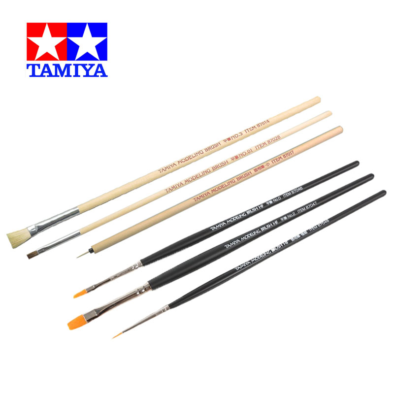 Tamiya Model Paint Set - Tamiya 87066/87067 pincel de modelagem hf