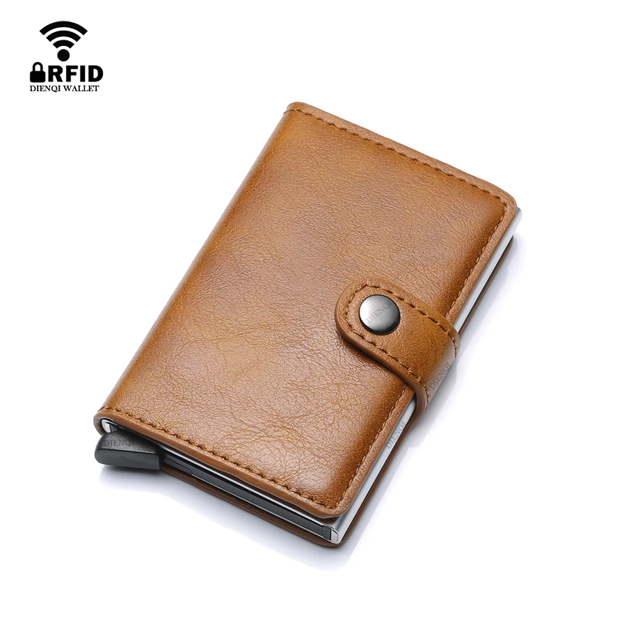 Card Top Loader - Rfid metal visita titular do cartão