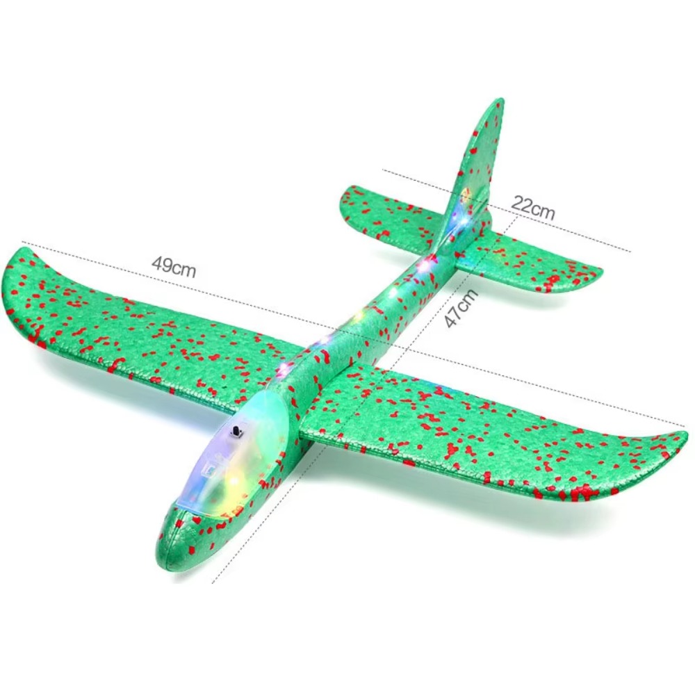 Model Airplane Plastic - Avião Planador Grande de Espuma EPP