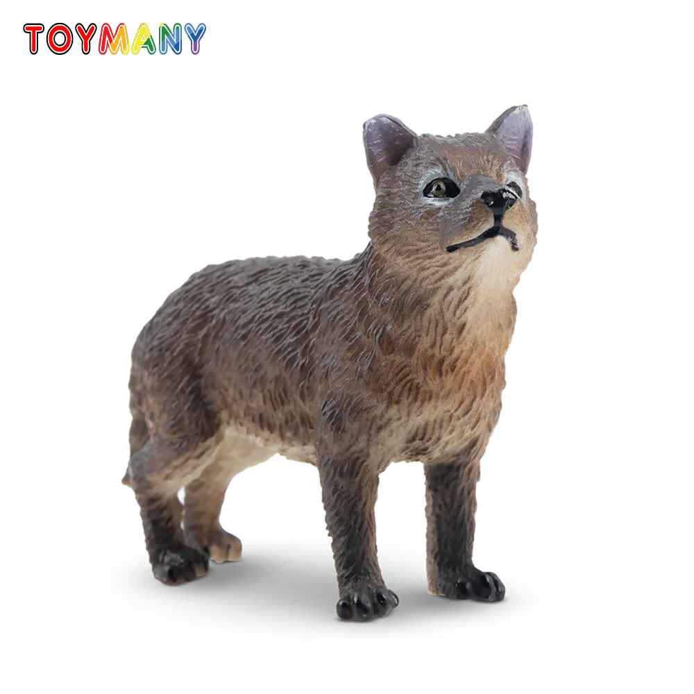 Action Figure Stand - Toymany simulação em pé lobo cinza