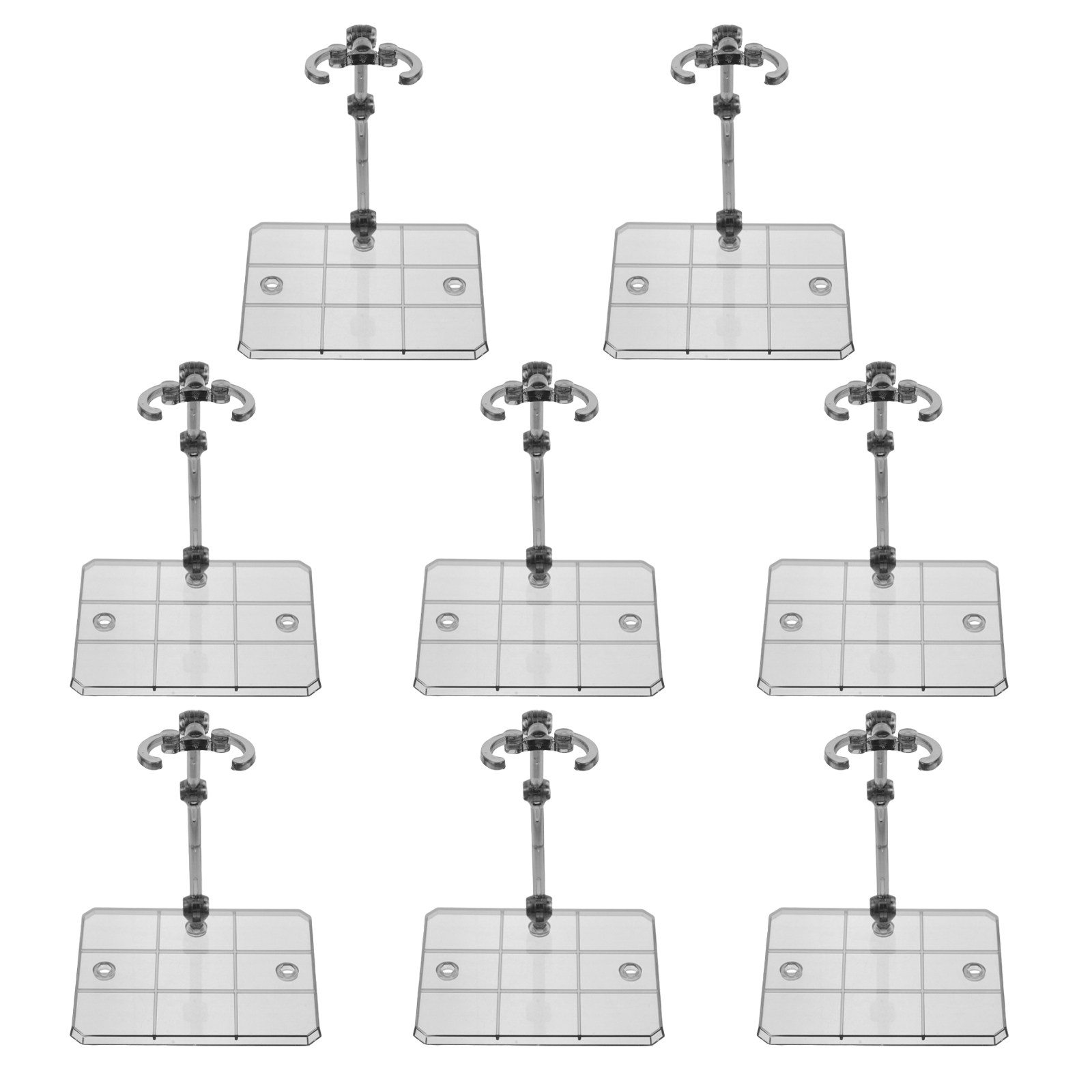 Action Figure Stand - 8 Peças de Suporte de Figuras