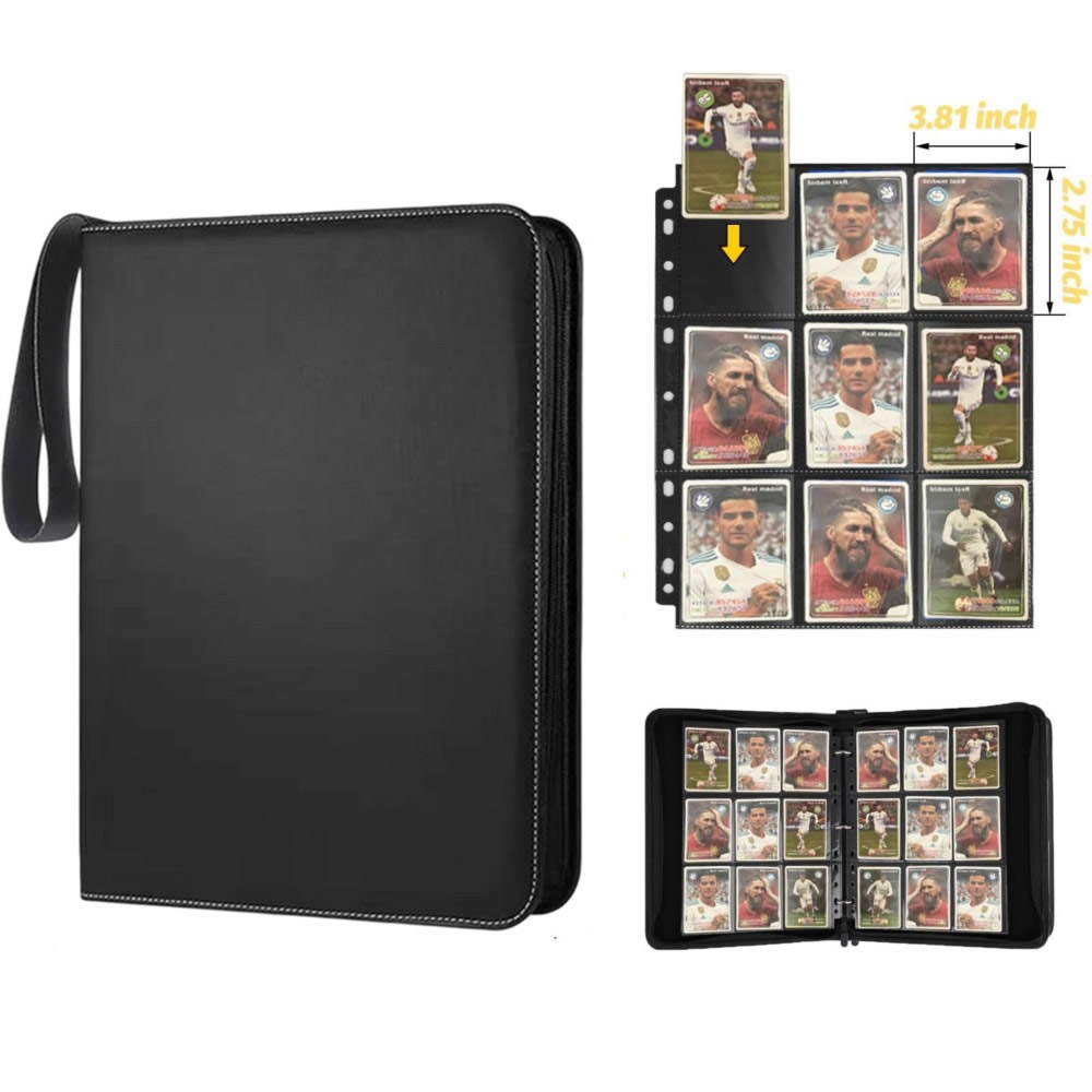 Trading Card Binder - Fichário de Cartas com 9 Bolsos