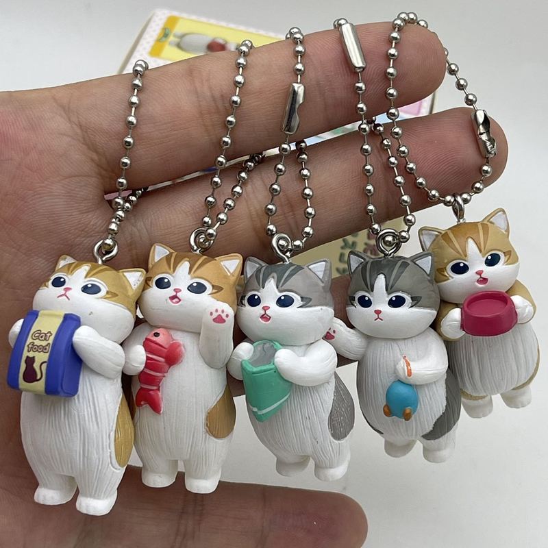 Action Figure Stand - Mofusand kawaii gato chaveiro caixa cega