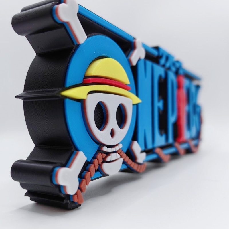 Action Figure Stand - Suporte de Logotipo One Piece para