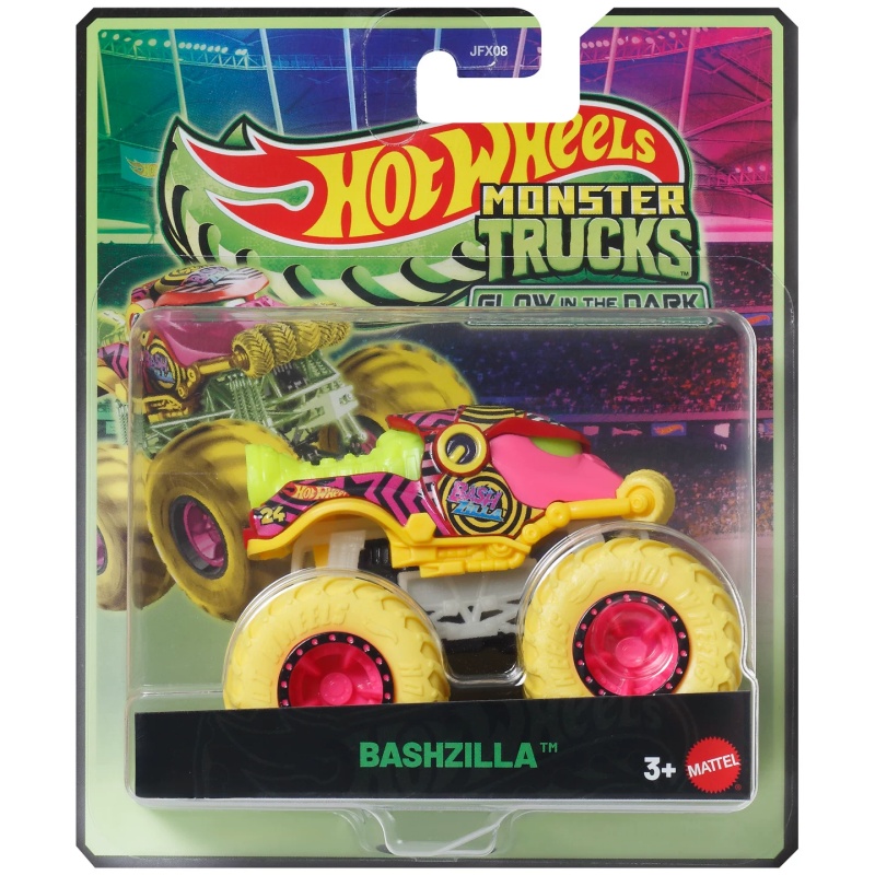 Hot Wheels Car Monster Trucks - Caminhão de Brinquedo Colecionável Mattel Hot