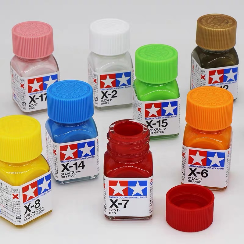 Tamiya Model Paint Set - Tinta esmaltada colorida Tamiya 10ml para