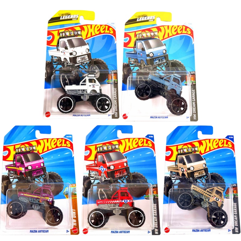 Hot Wheels Car Monster Trucks - Hot Wheels Mazda Autozam Caminhão Monstro