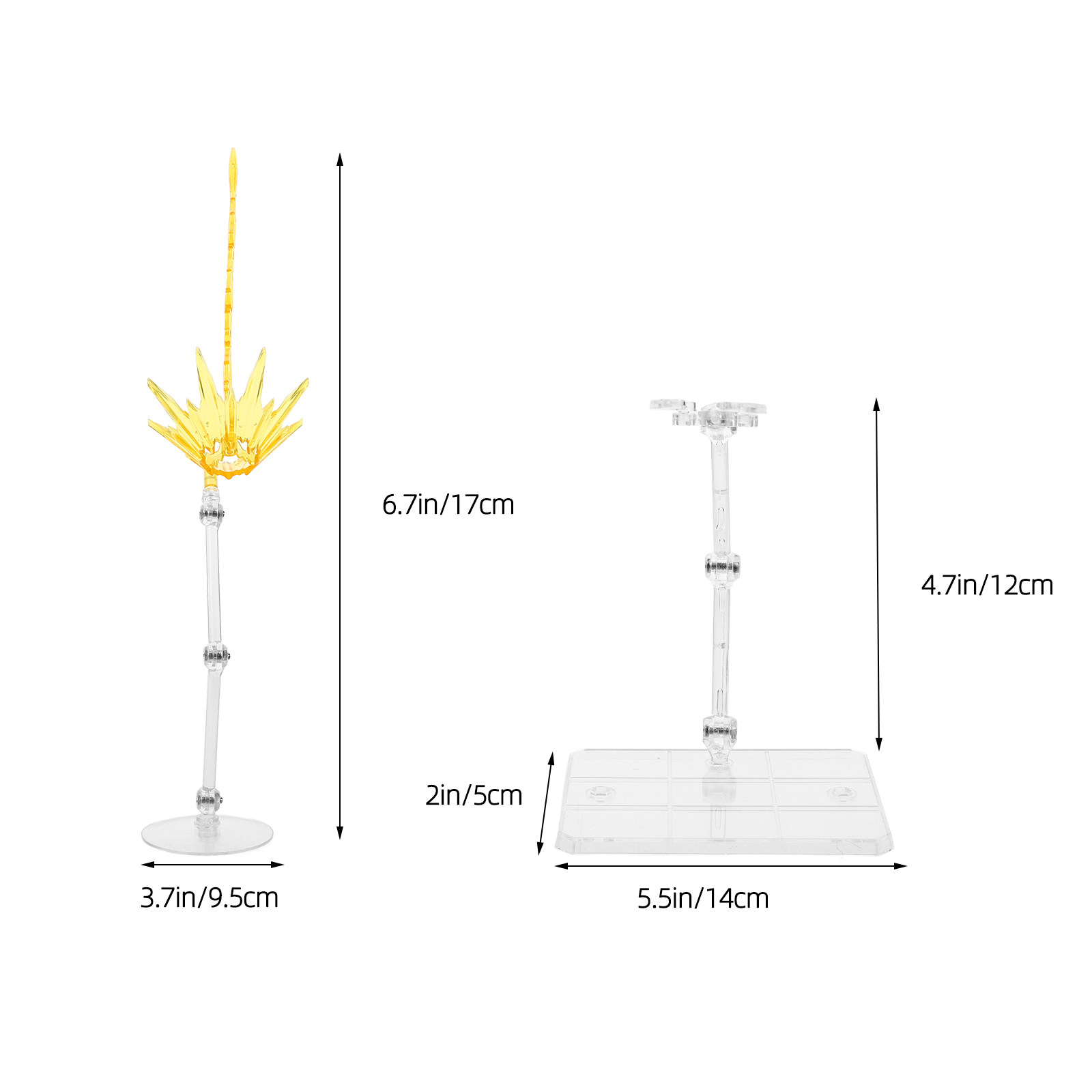 2 Peças de Bases de Exibição A - Action Figure Stand avaliação e preço