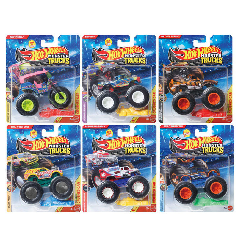 Novo 26E Hot Wheels Monster Tr - Hot Wheels Car Monster Trucks avaliação e preço