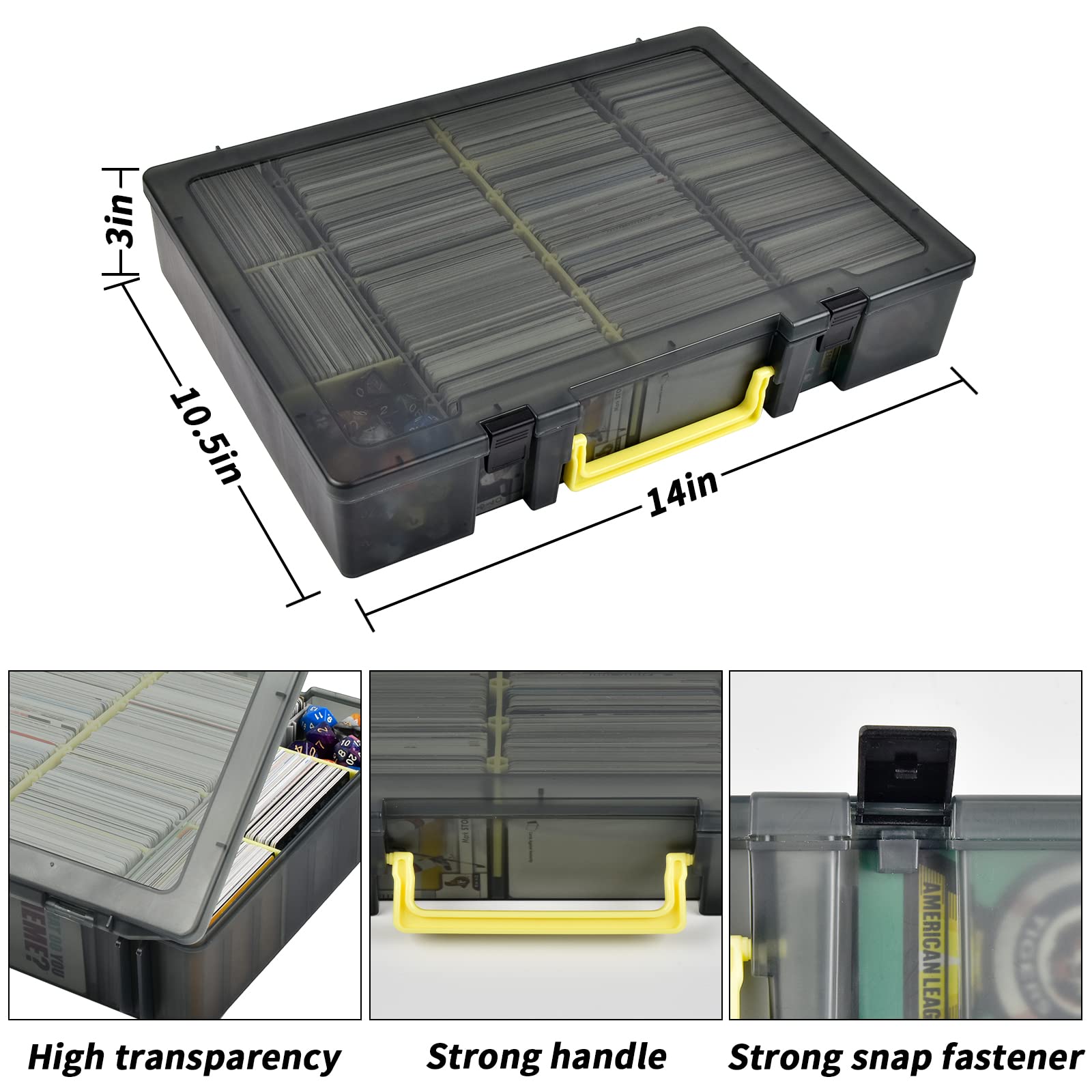 Caixa Organizadora Transparent - Trading Card Binder avaliação e preço