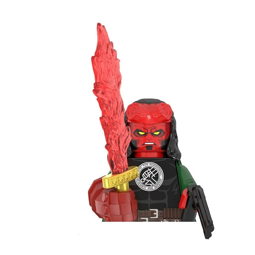 WM2422 WM2421 Hellboy Blocos d - Building Block Mini avaliação e preço