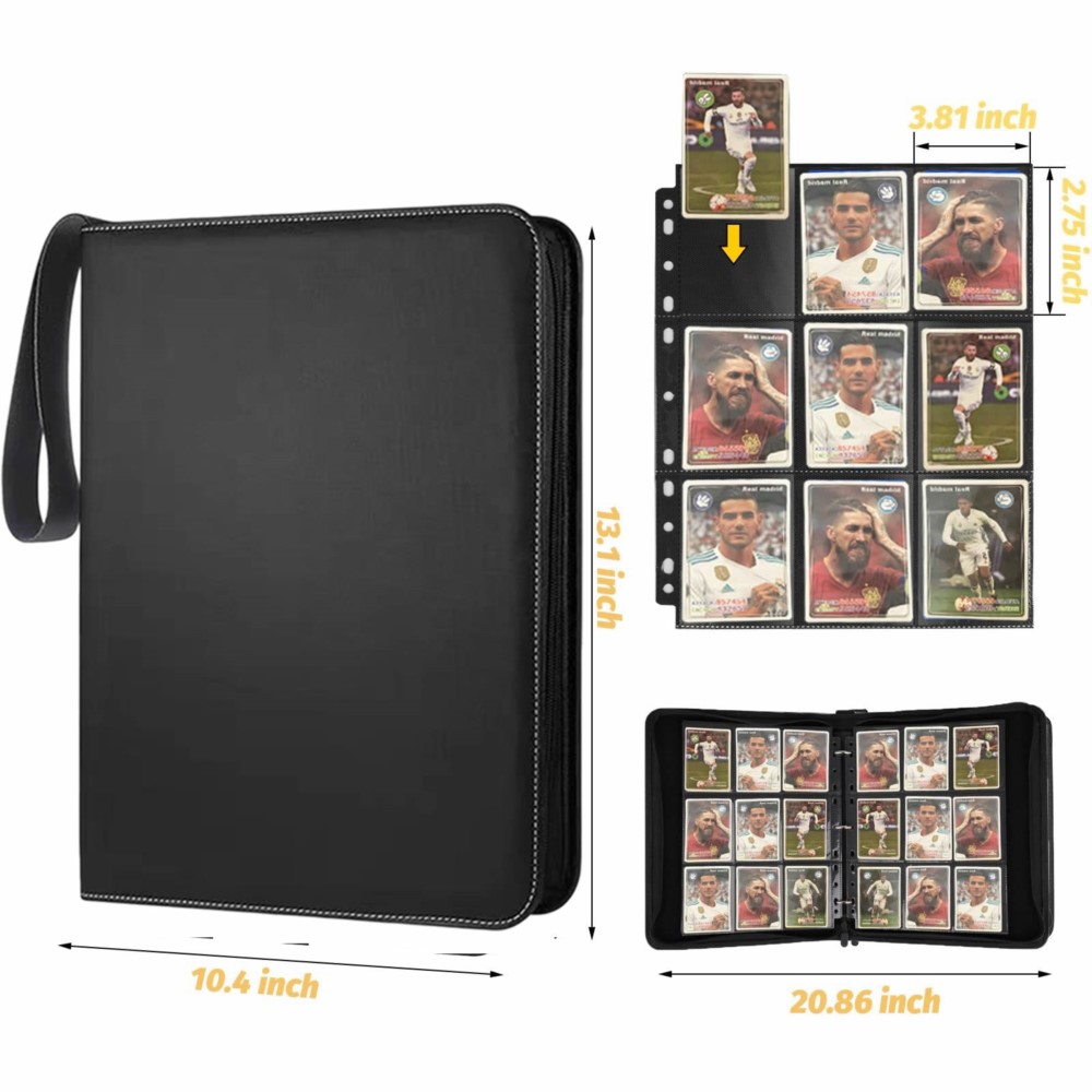 Fichário de Cartas com 9 Bolso - Trading Card Binder avaliação e preço