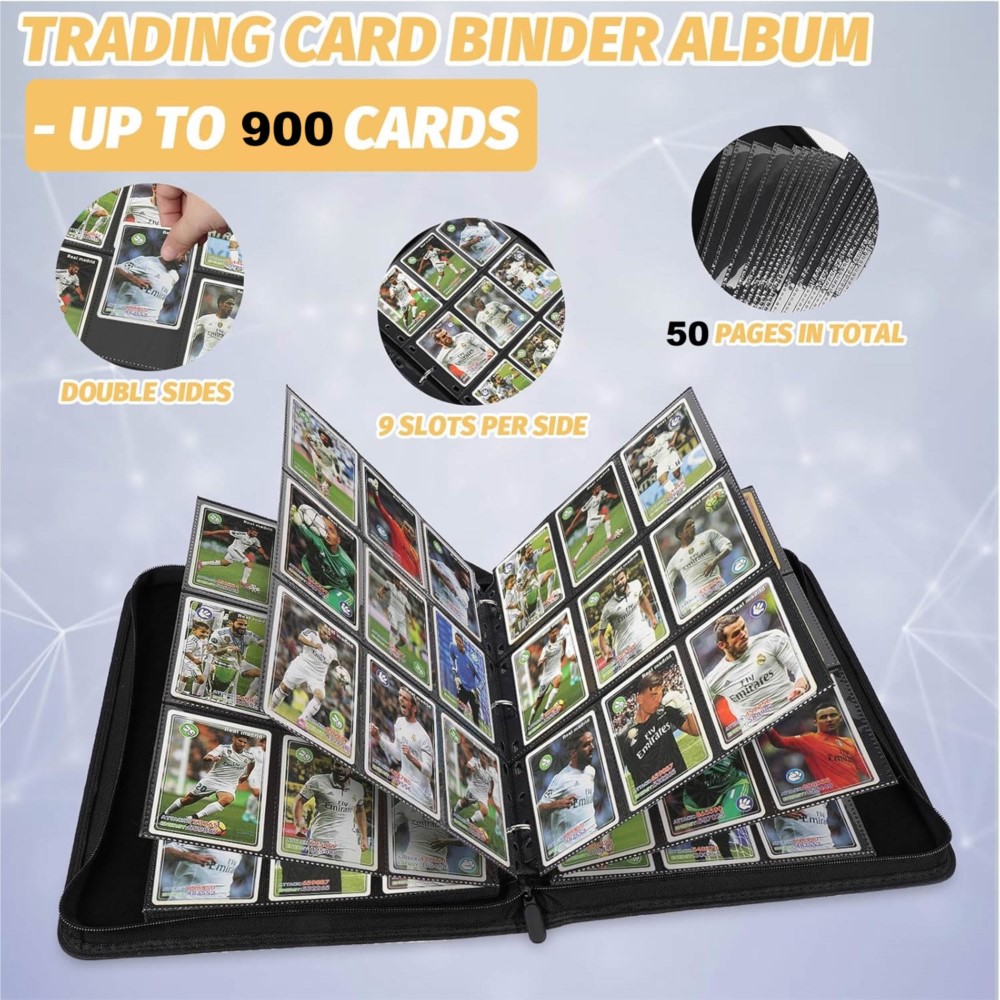 Fichário de Cartas com 9 Bolso - Trading Card Binder avaliação e preço