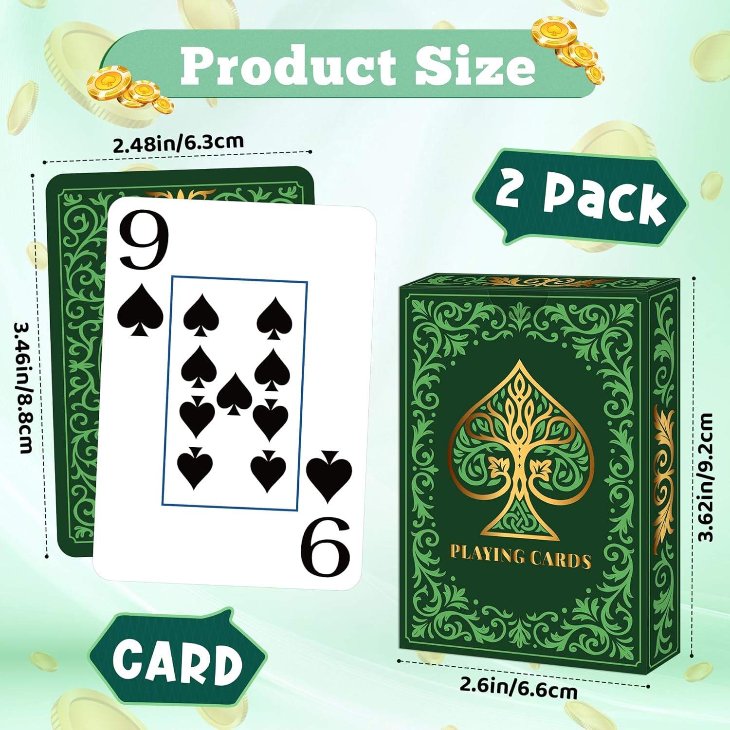 Pacote com 2 Baralhos de Carta - Graded Card Display avaliação e preço