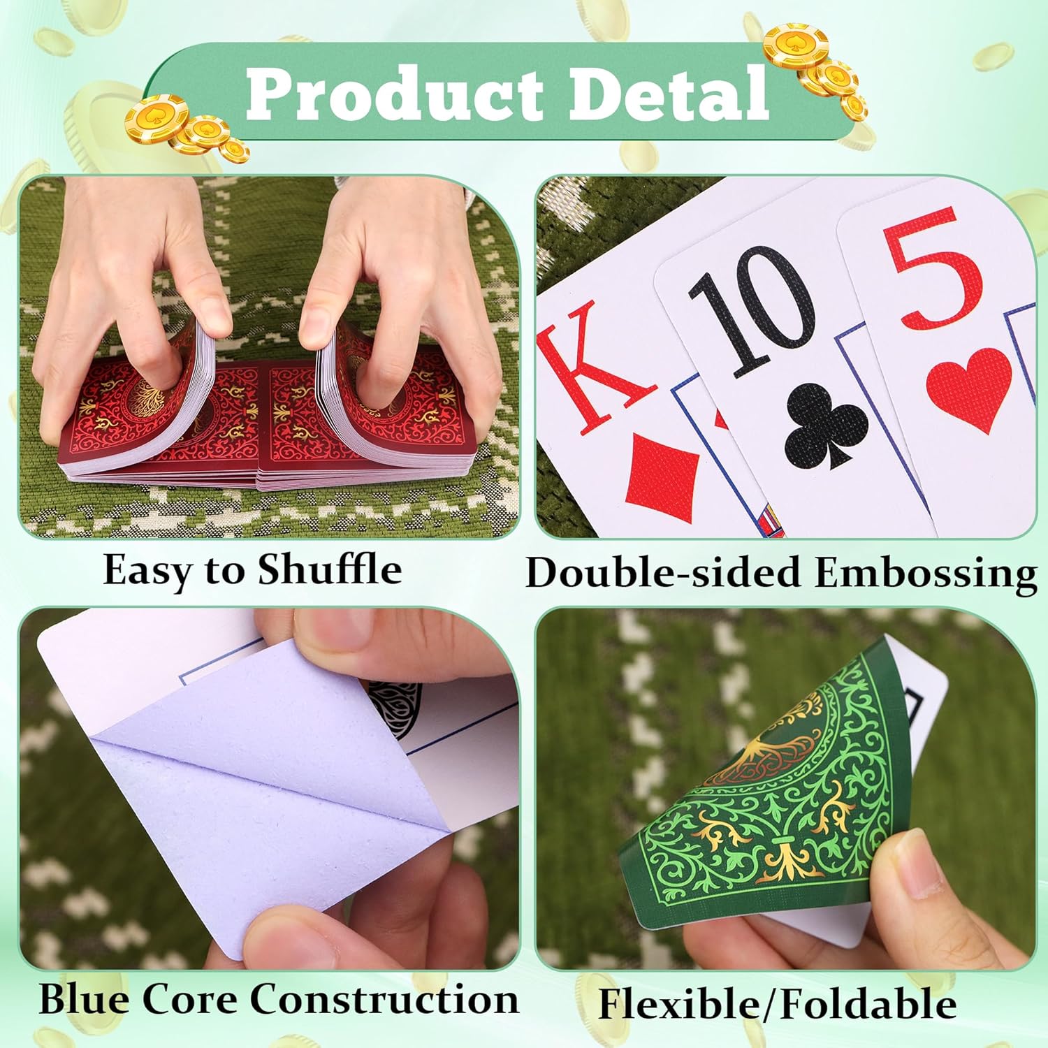 Pacote com 2 Baralhos de Carta - Graded Card Display avaliação e preço