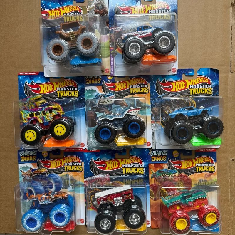 Novas rodas quentes genuínas f - Hot Wheels Car Monster Trucks avaliação e preço