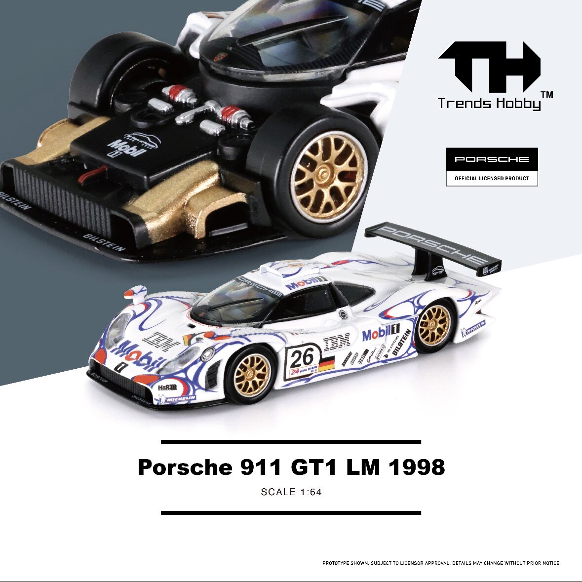TH 1/64 Porsche 911 GT3 R LeMa - Die Cast Car 1 64 avaliação e preço