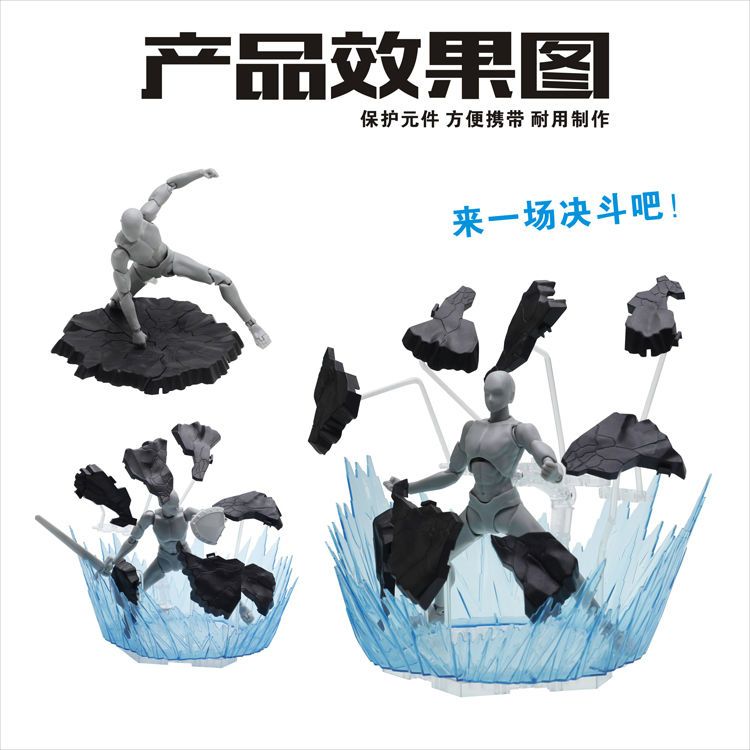 Peças de Efeito de Impacto Xin - Action Figure Stand avaliação e preço