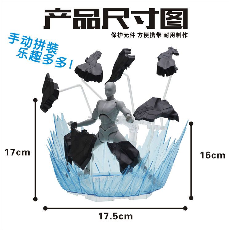 Peças de Efeito de Impacto Xin - Action Figure Stand avaliação e preço
